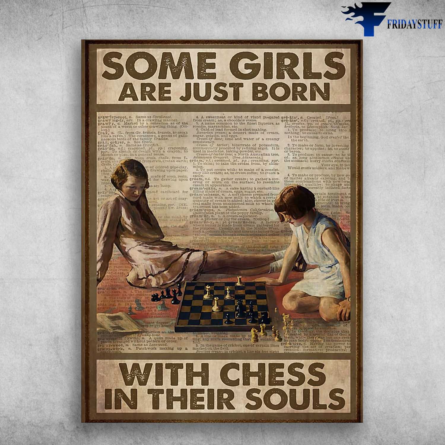 Chess Girls, Chess Lover, Some Girls Are Just Born, With Chess In Their Souls