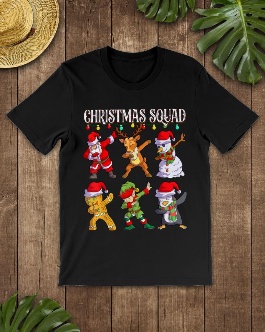 Christmas Squad - Santa Claus and reindeer, Elf and Snowman