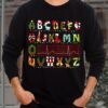Christmas day alphabet - Christmas day ugly sweater, Christmas gift for teacher