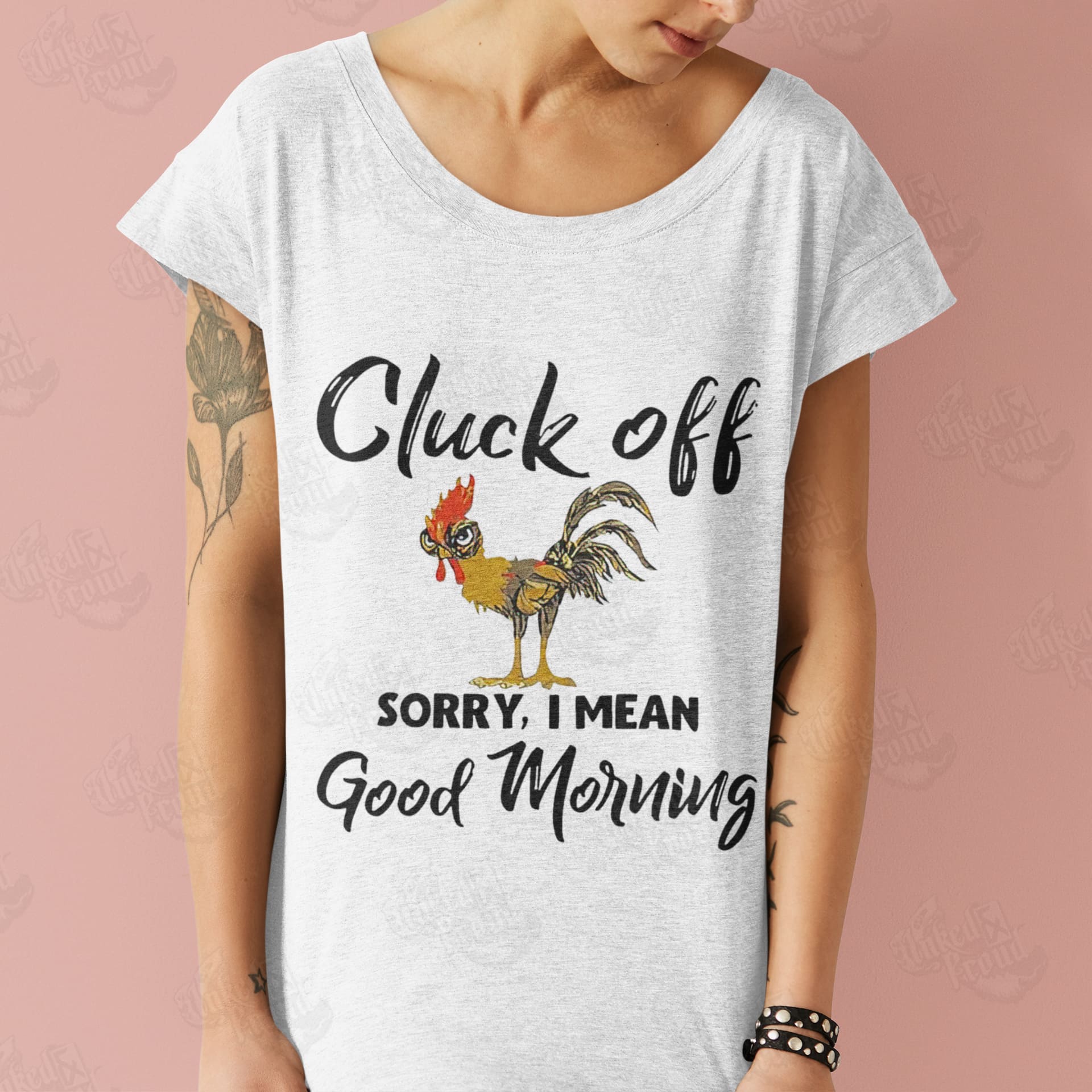 Cluck off - Good morning, Grumpy chicken T-shirt, gift for chicken person
