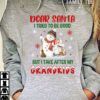 Dear Santa I tried to be good but I take after my grandkids - Santa Claus naughty list, Christmas gift for family
