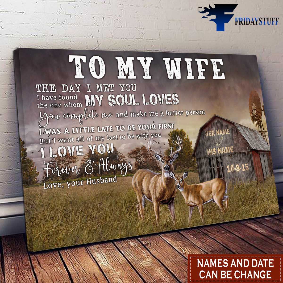 Deer Couple, Husband And Wife, To My Wife, The Day I Meet You, I Have Found The One, Whom My Soul Loves, You Complete Me, And Make Me A Better Person