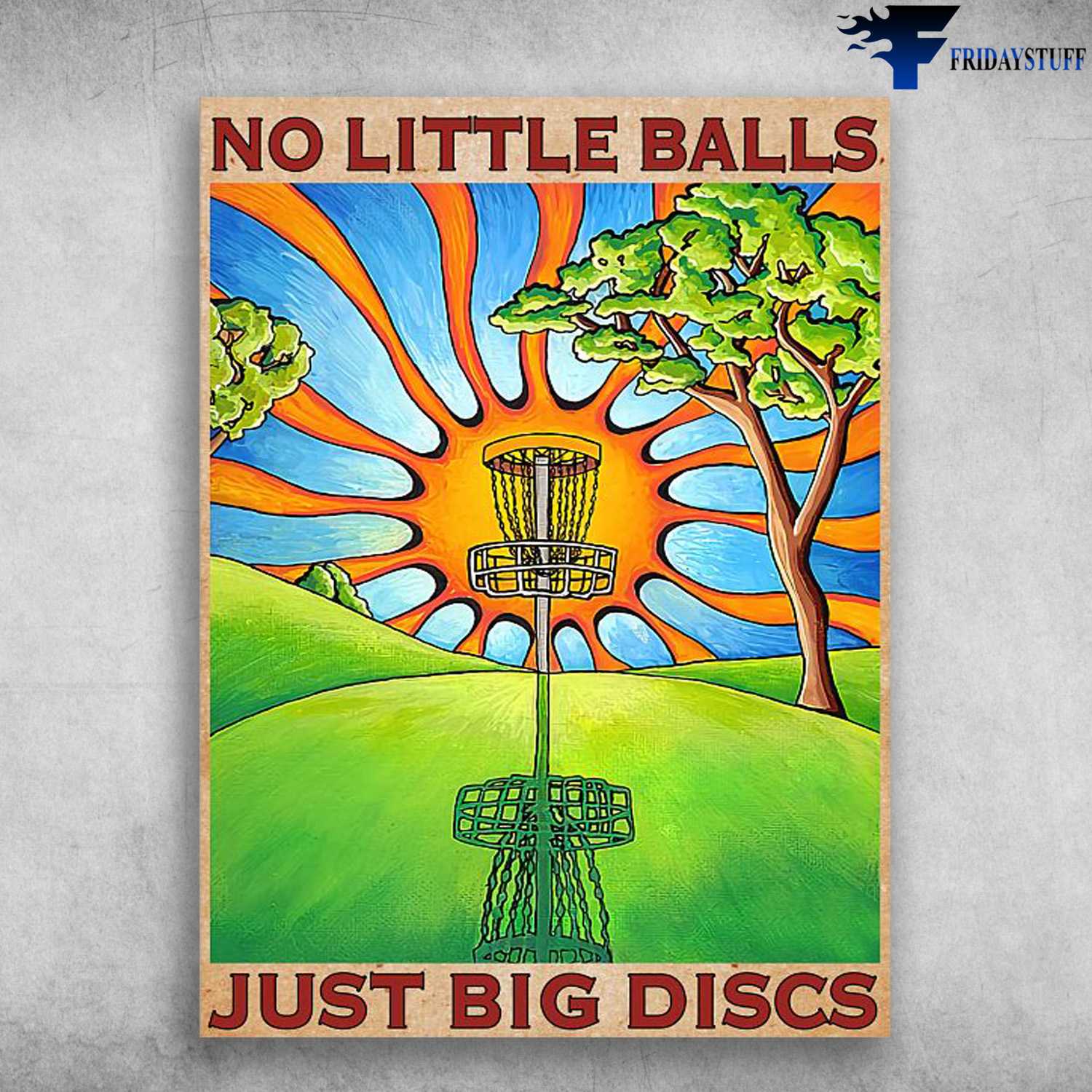 Discus Throw, No Little Balls, Just Big Discs