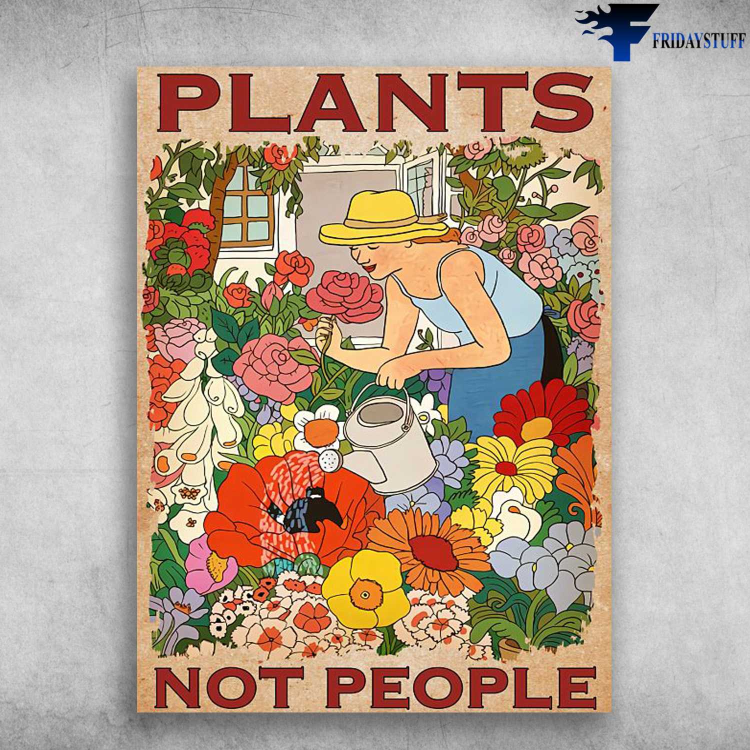 Flower Lover, Gardening Girl, Plants Not People