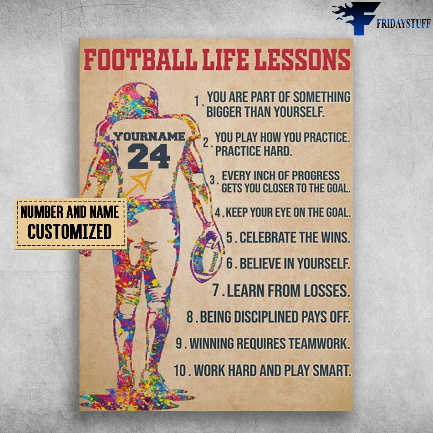 Life Really is a Game of Inches. Life-long lessons from football