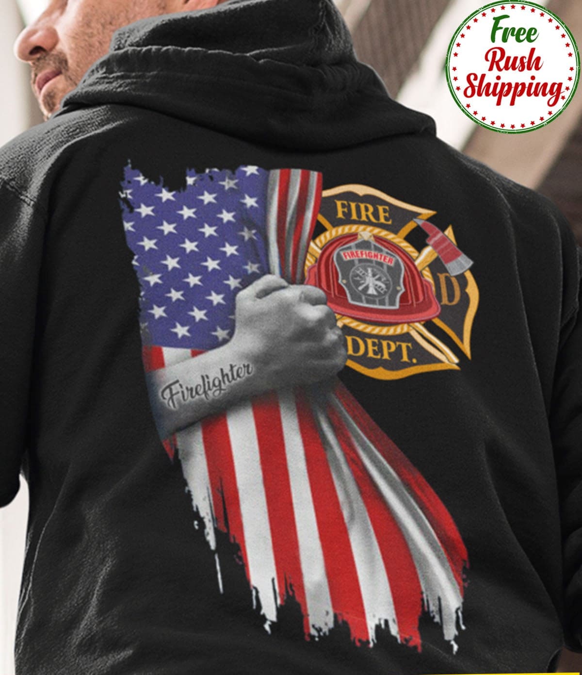Gift for Firefighter - American firefighter, proud to be firefighter