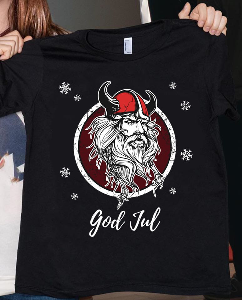 God Jul - Old Viking guys, Christmas day ugly sweater, gift for Xmas