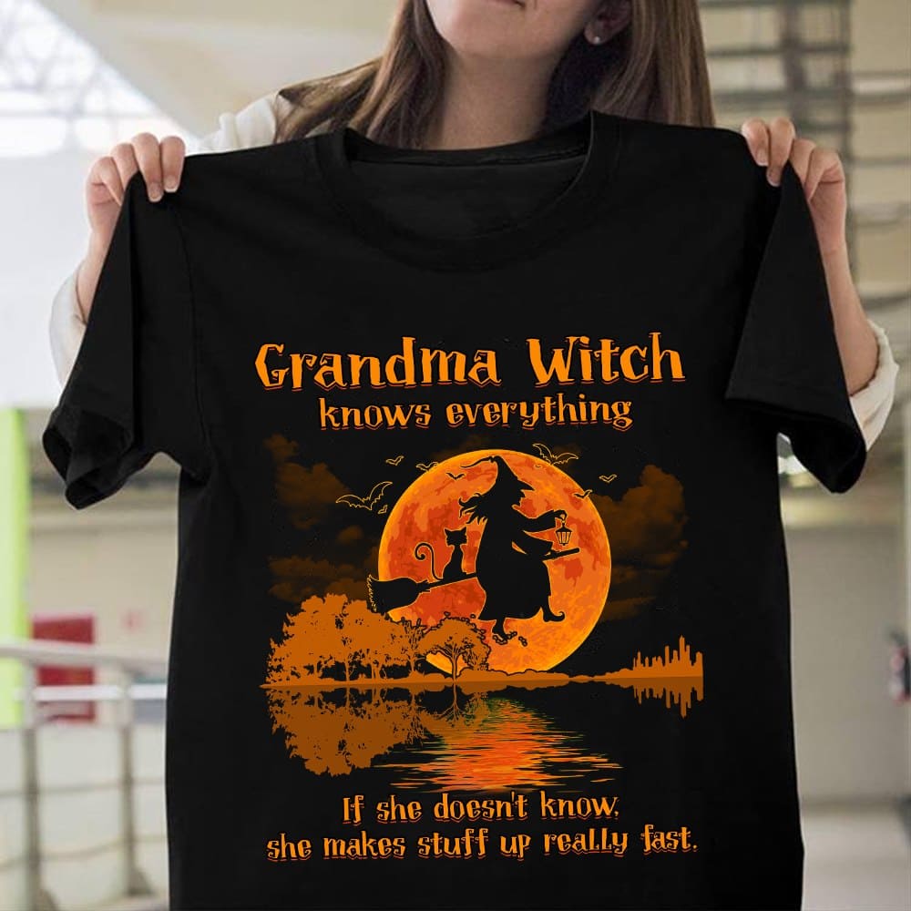 Grandma witch knows everything if she doesn't know, she makes stuff up really fast - Halloween witch costume