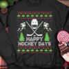 Happy Hockey days - Hockey on Christmas, gift for hockey player