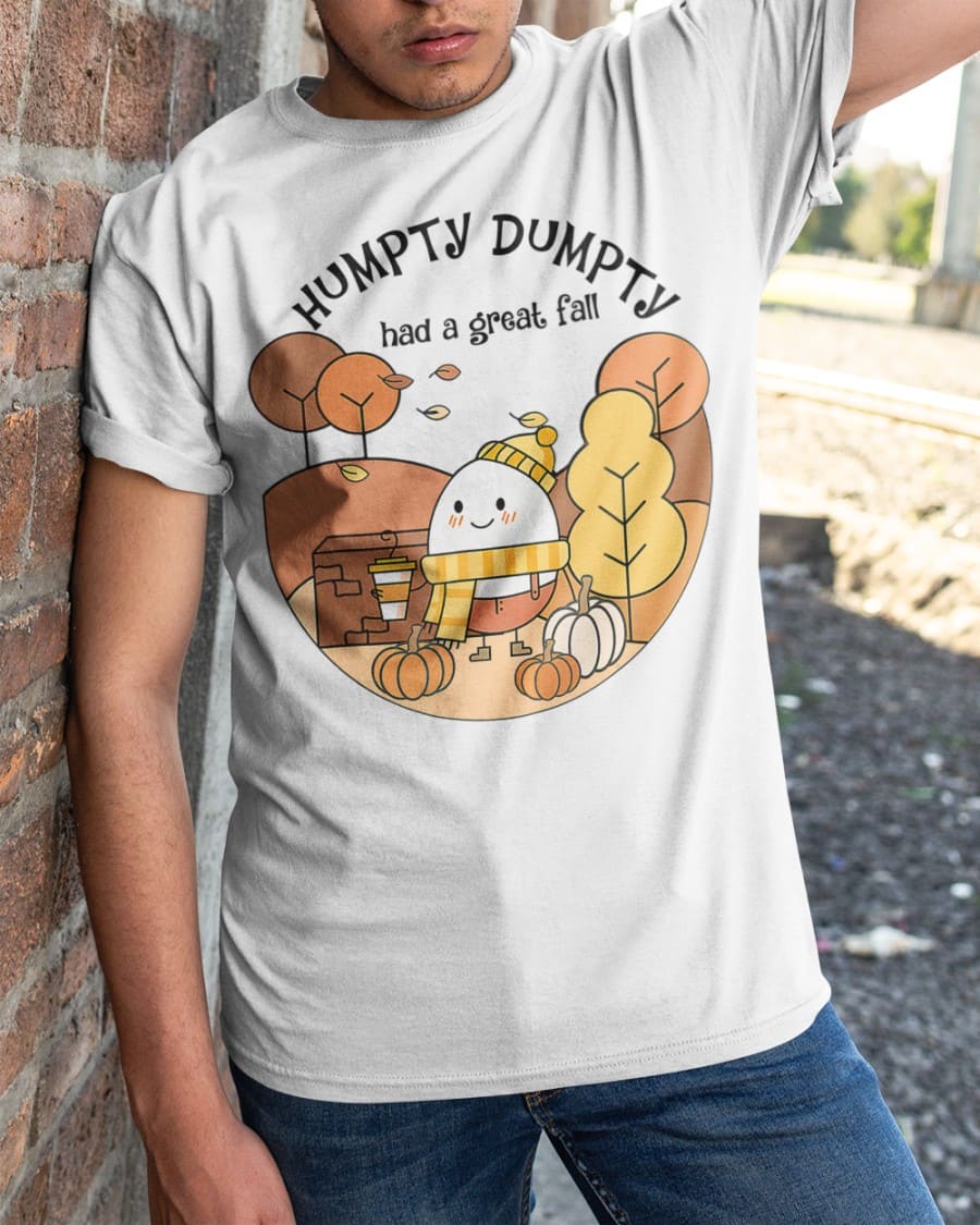 Humpty Dumpty - Had a great fall, Humpty Dumpty and pumpkins