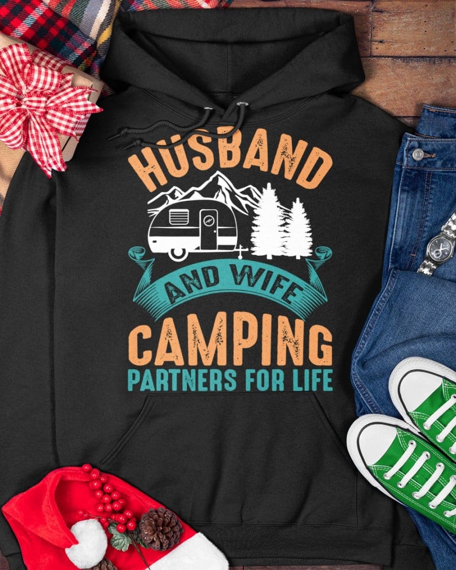 Husband and wife - Camping partners for life, camping family
