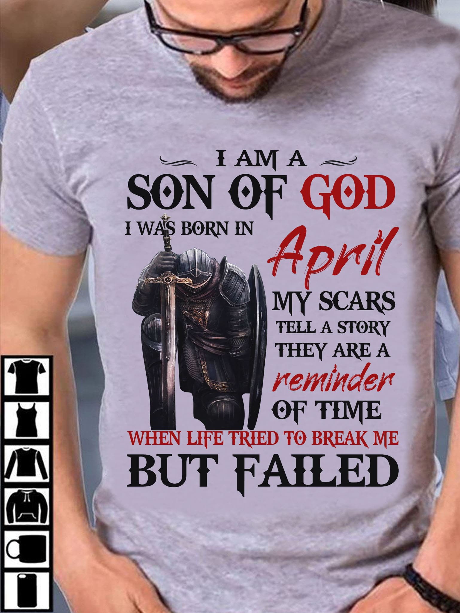 I am a Son of God I was born in April - April month of birth