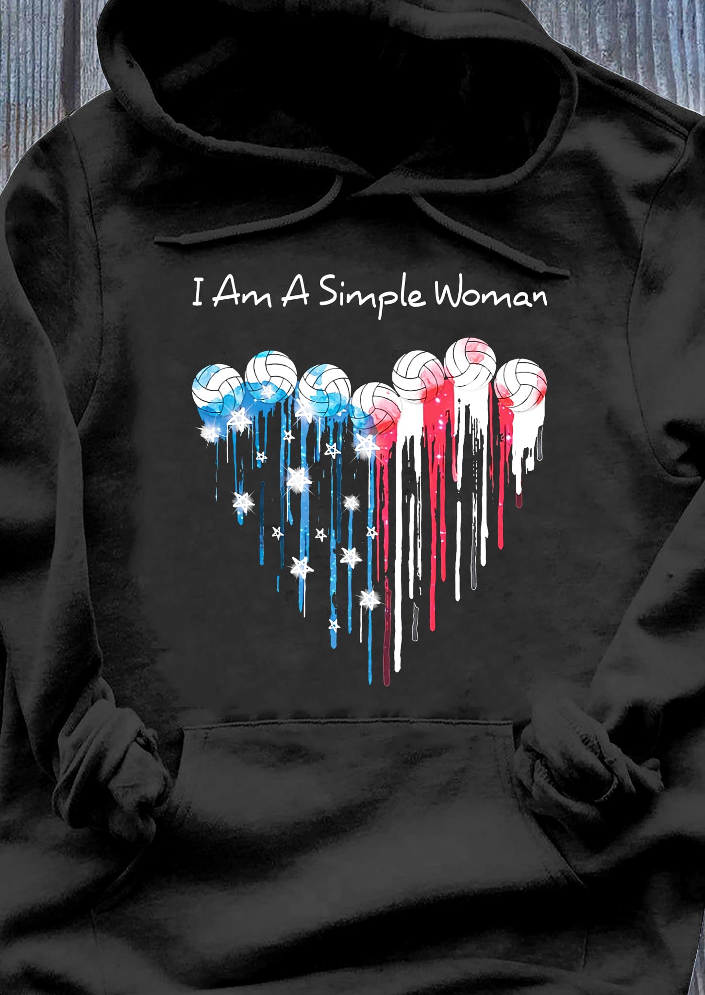 I am a simple woman - Woman volleyball player, woman loves playing volleyball