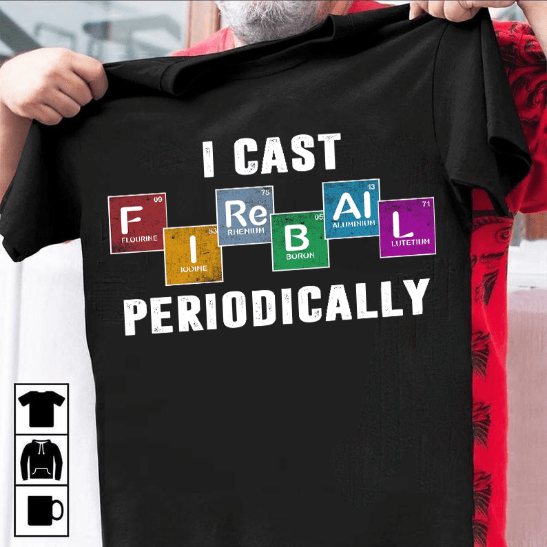 I cast fireball periodically - Chemistry period table, fireball casting
