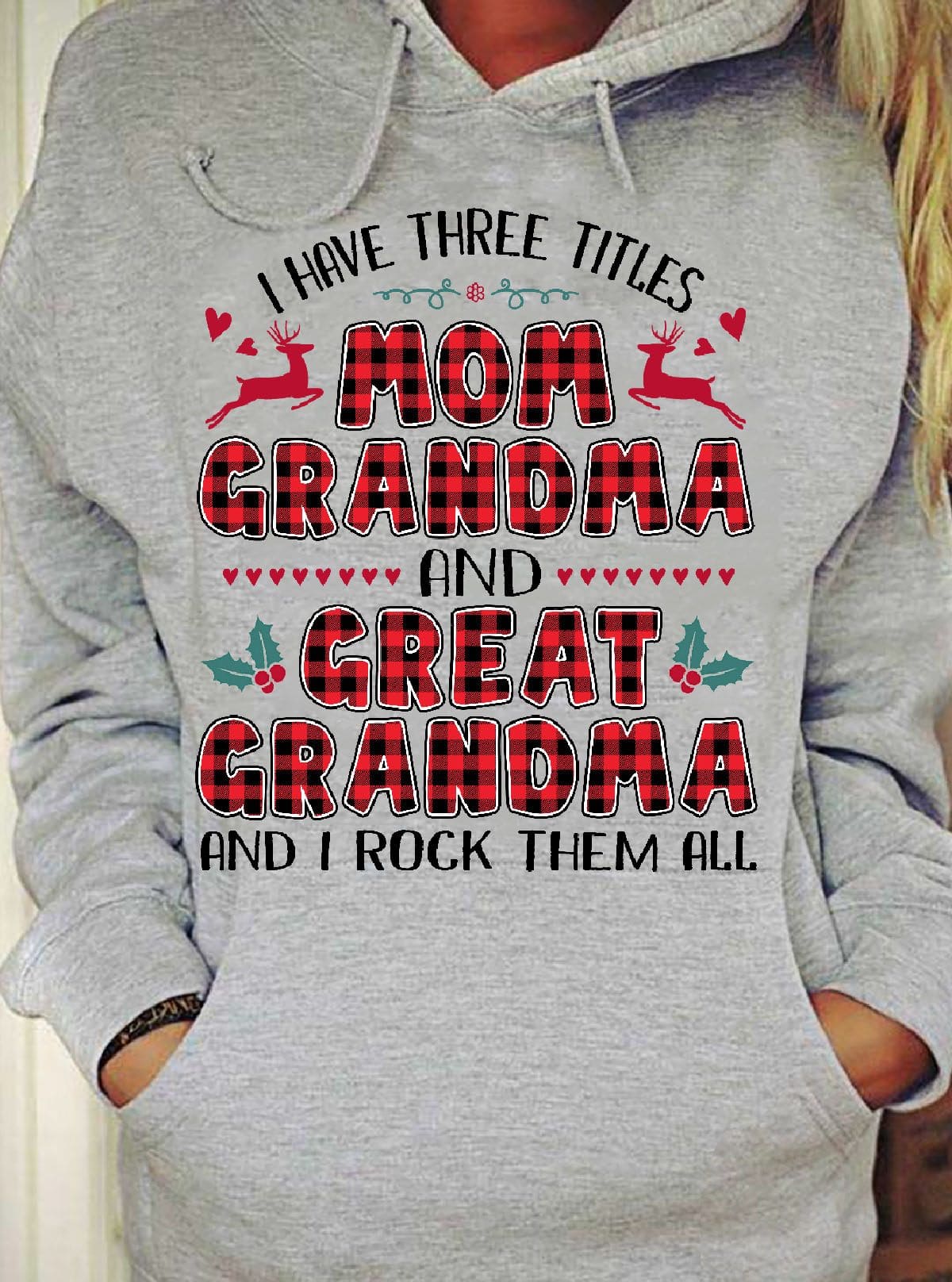 I have three titles - Mom grandma and great grandma, gift for mother's day