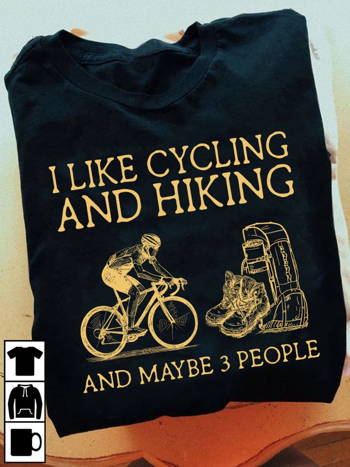 I like cycling and hiking and maybe 3 people - Hiking equipment, gift for bikers