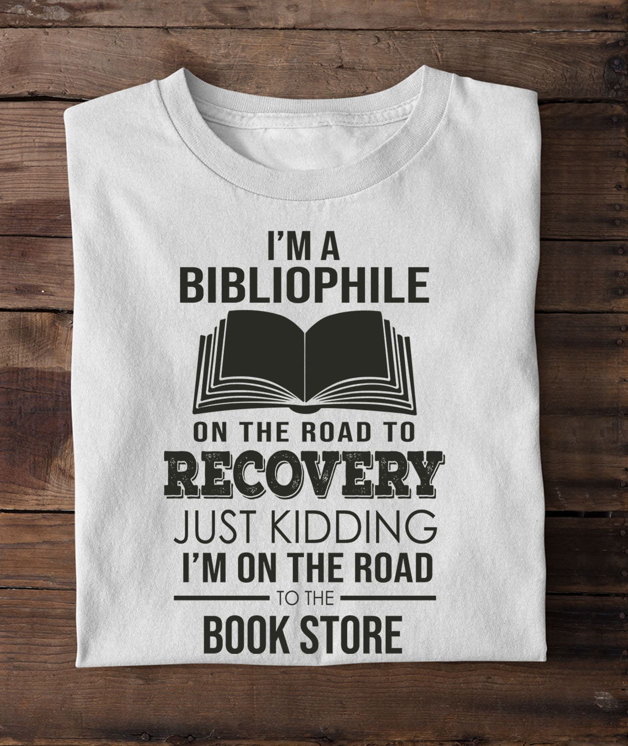 I'm a bibliophile on the road to recovery just kidding I'm on the road to the book store