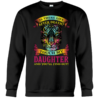 Is there life after death - Touch my daughter and you'll find out - Leopard graphic T-shirt