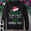 It's not a party until a cox comes out - Santa Claus hat, Christmas ugly sweater, Merry Christmas T-shirt