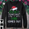 It's not a party until a cruz comes out - Santa Claus hat, Christmas ugly sweater
