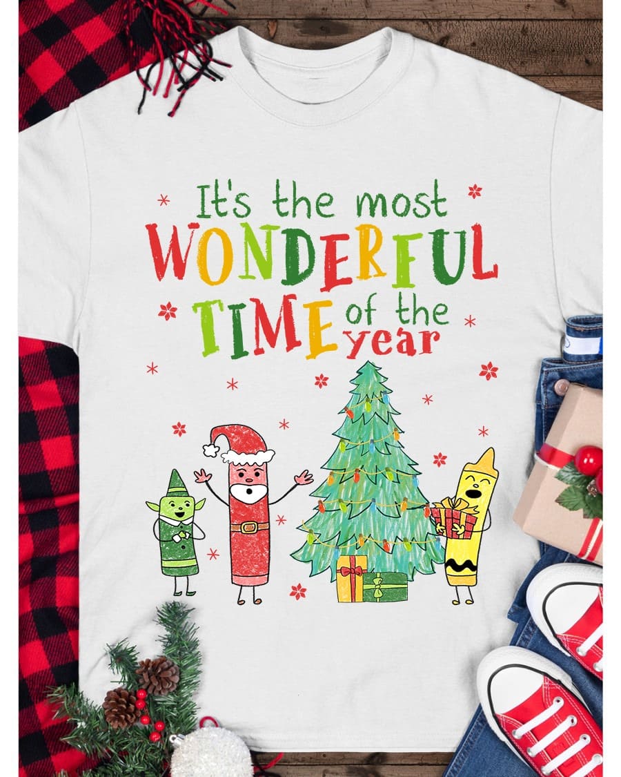 It's the most wonderful time of the year - Christmas Santa Claus, Merry Christmas T-shirt