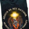 Jesus is my savior, muscles are my therapy - Eagle and engine, muscle car collection