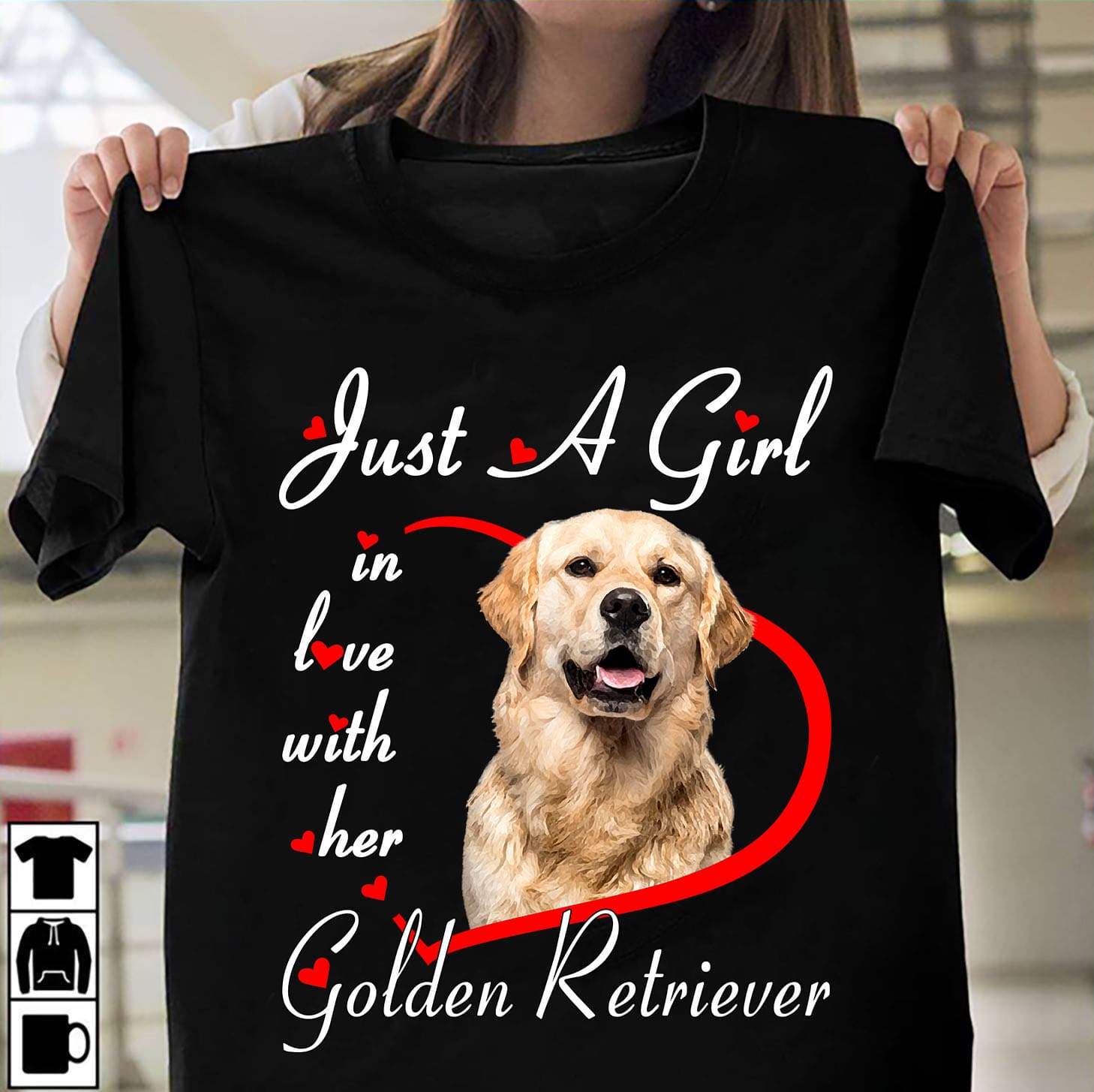 Just a girl in love with her Golden retriever - Girl loves Golden, girls who love dogs