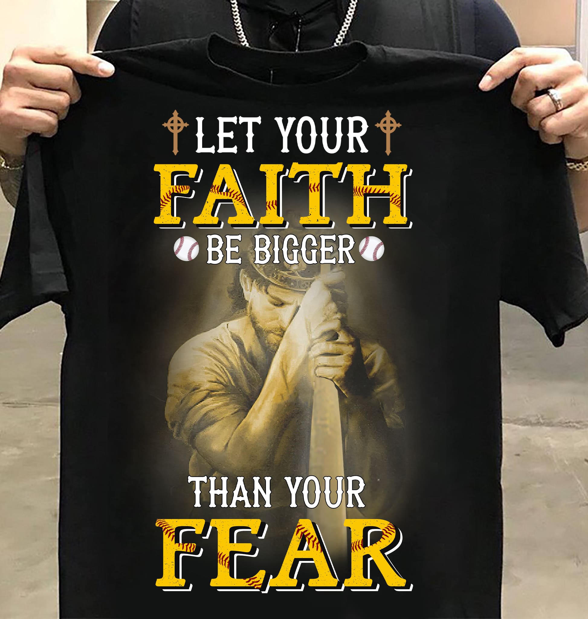 Let your faith be bigger than your fear - God always with you, Believe in Jesus