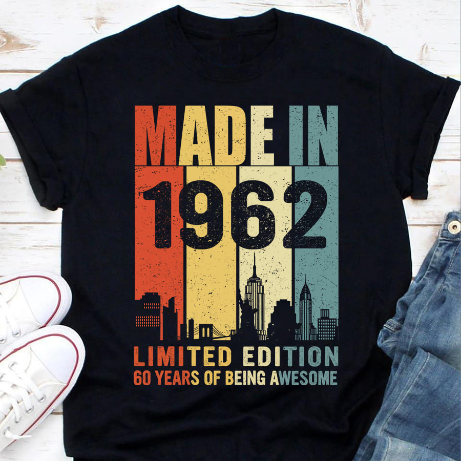 Made in 1962, Limited edition, 60 years of being awesome