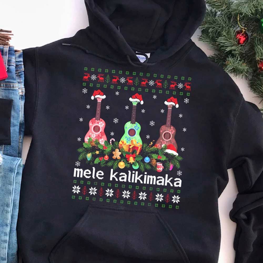 Mele kalikimaka - Christmas gift for guitarist, Guitar for Christmas