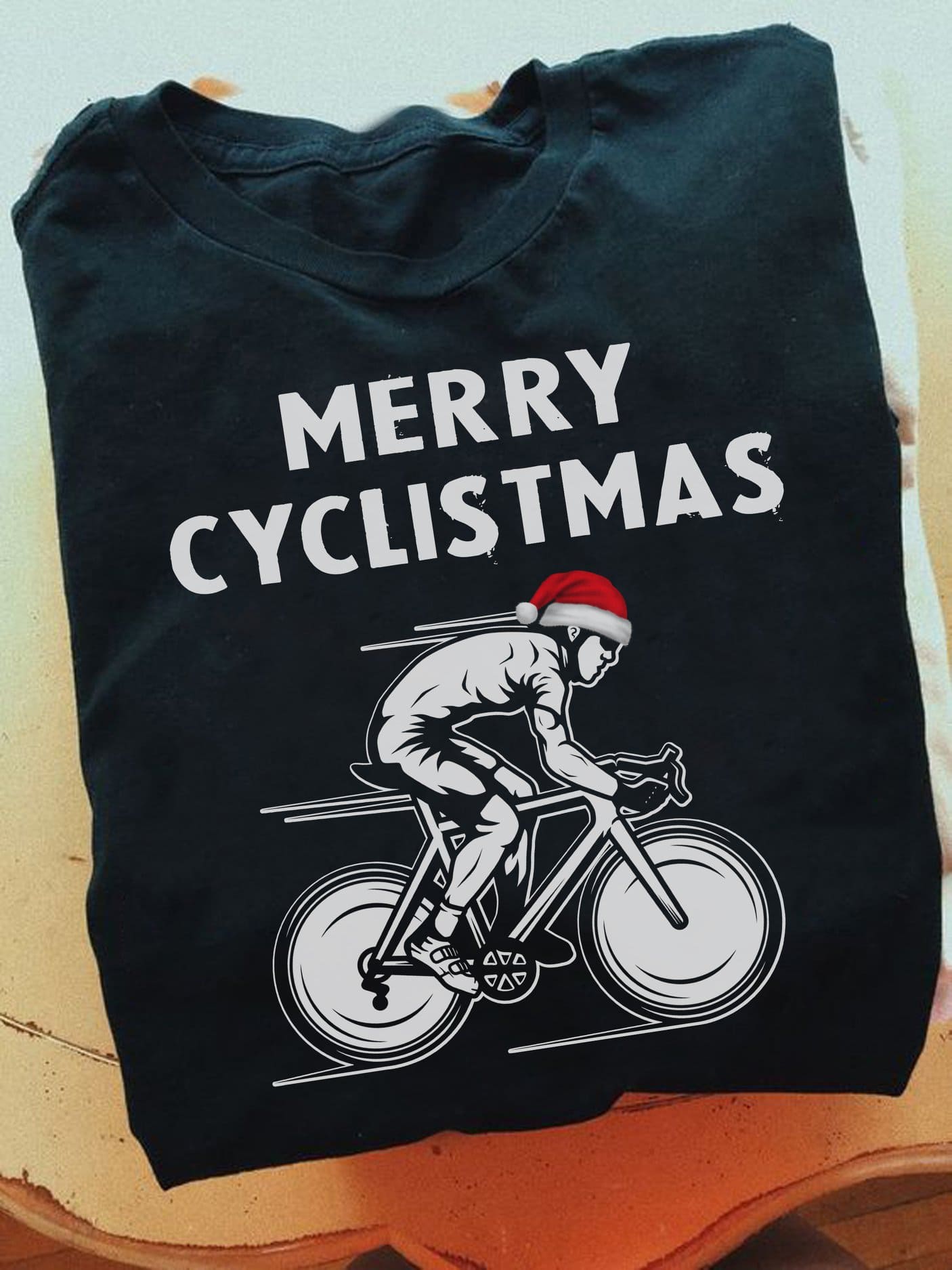 Merry cyclistmas - Christmas gift for bikers, Christmas ugly sweater