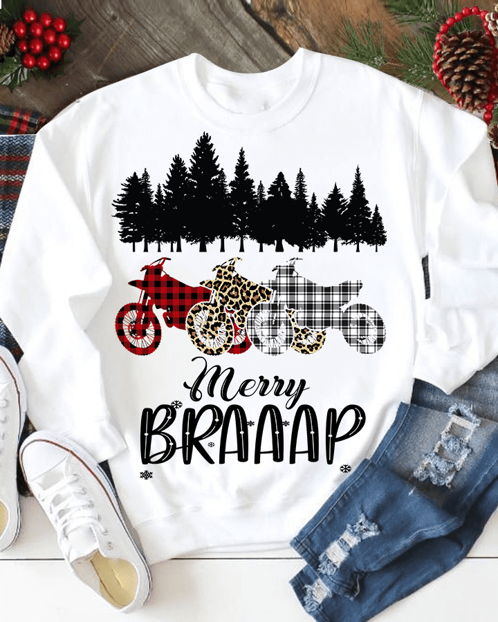Mery Braaap - Christmas Braaap biker, gift for Christmas day