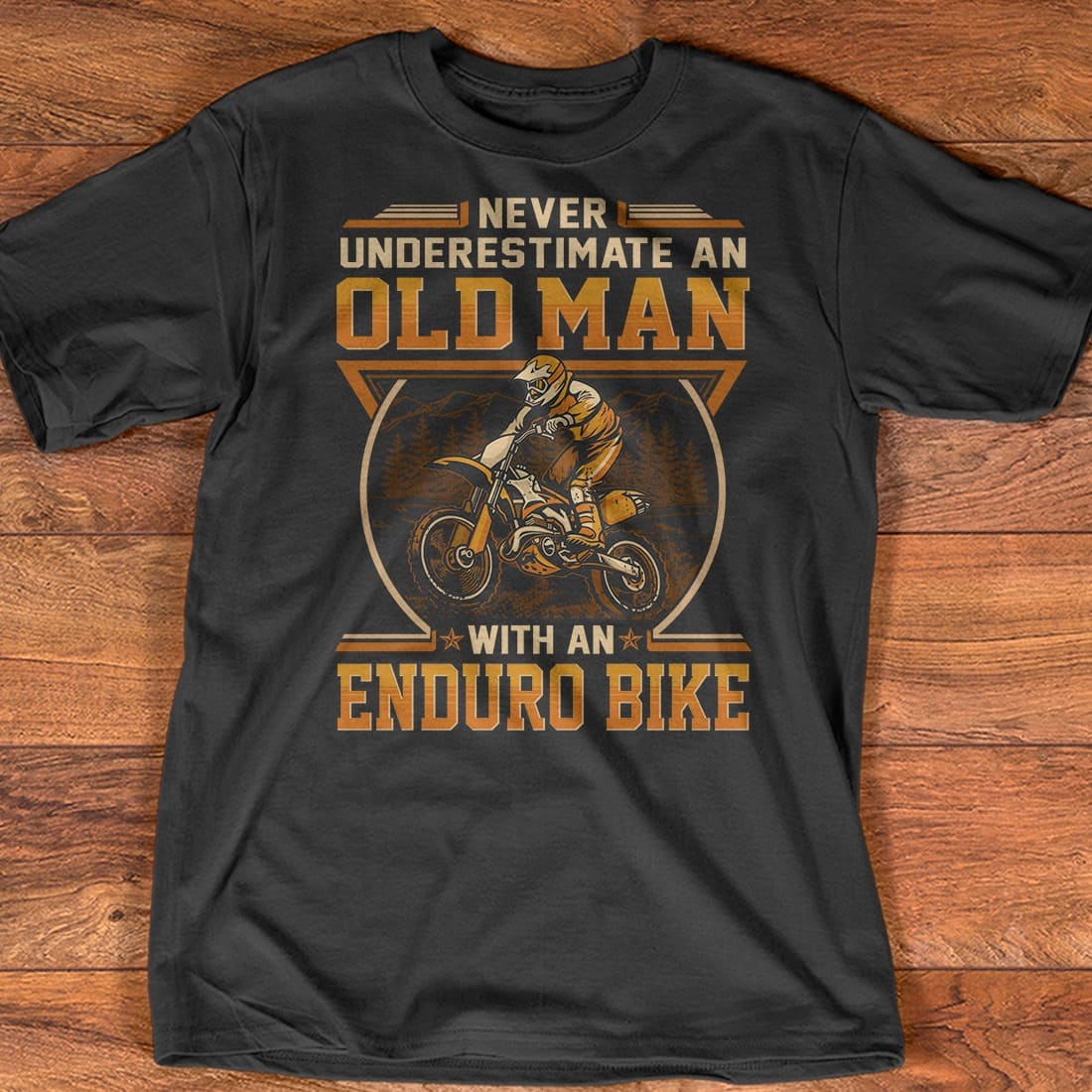 Never underestimate an old man with an enduro bike - Old man bikers