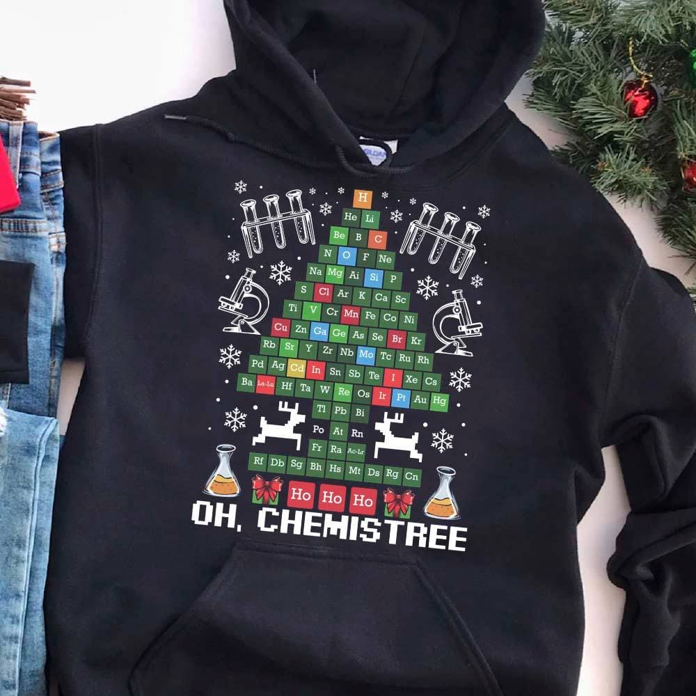 Oh chemistree - Chemistry period table, gift for chemistry teacher