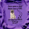 Once upon a time there was a girl who really loved dogs - Pug dog graphic, Dog footprint