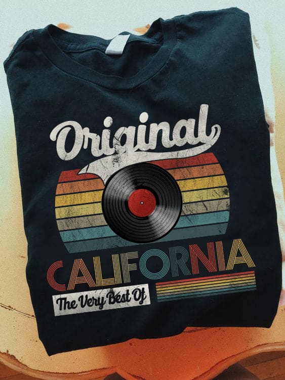 Original California - Vinyl record, T-shirt for Californian