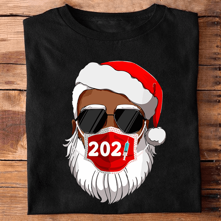 Santa Claus 2021 - Covid19 Pandemic year, Christmas ugly sweater