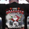 Some grandpas play bingo, real grandpas play drums - Santa Claus playing drums, Christmas day gift