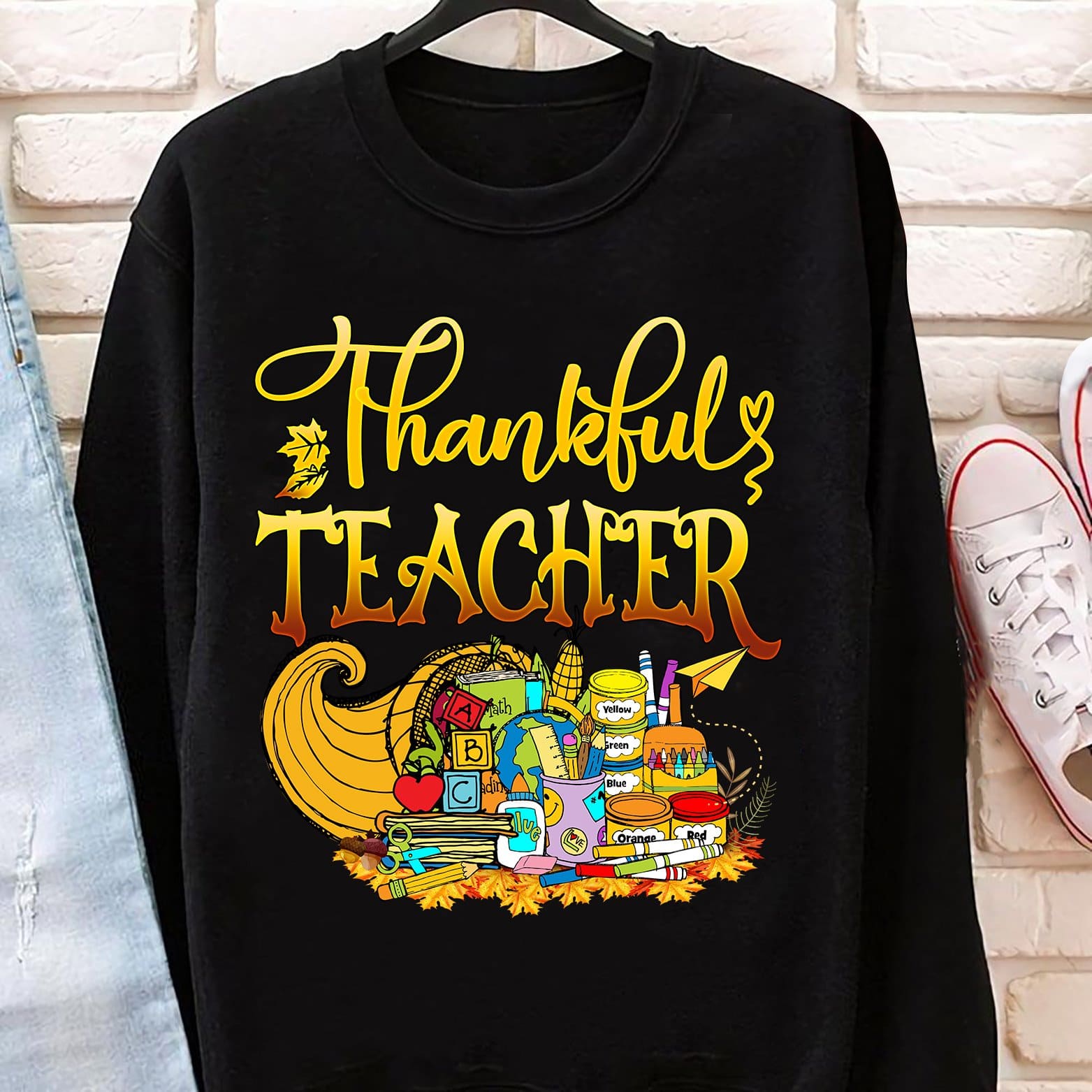 Thankful teacher - Thanksgiving gift for teacher, teacher educational job