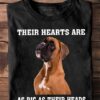 Their hearts are as big as their heads - Boxer breed dog, gift for dog owners