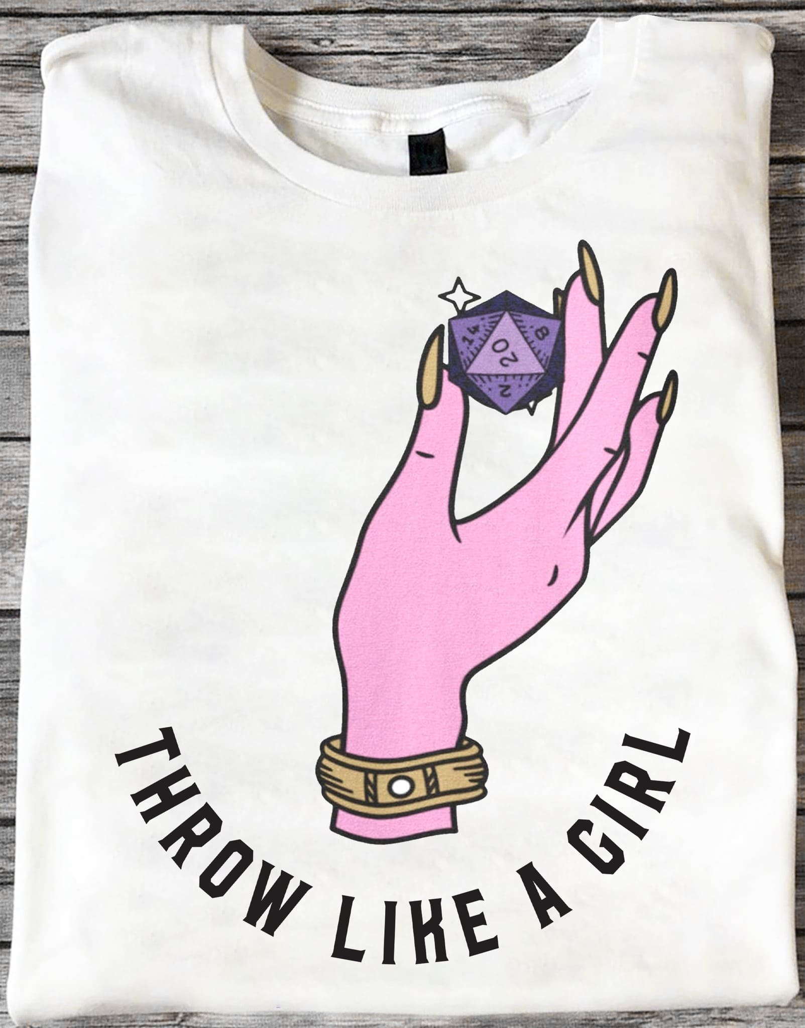 Throw like a girl - Girl play DnD, Dungeons and Dragons