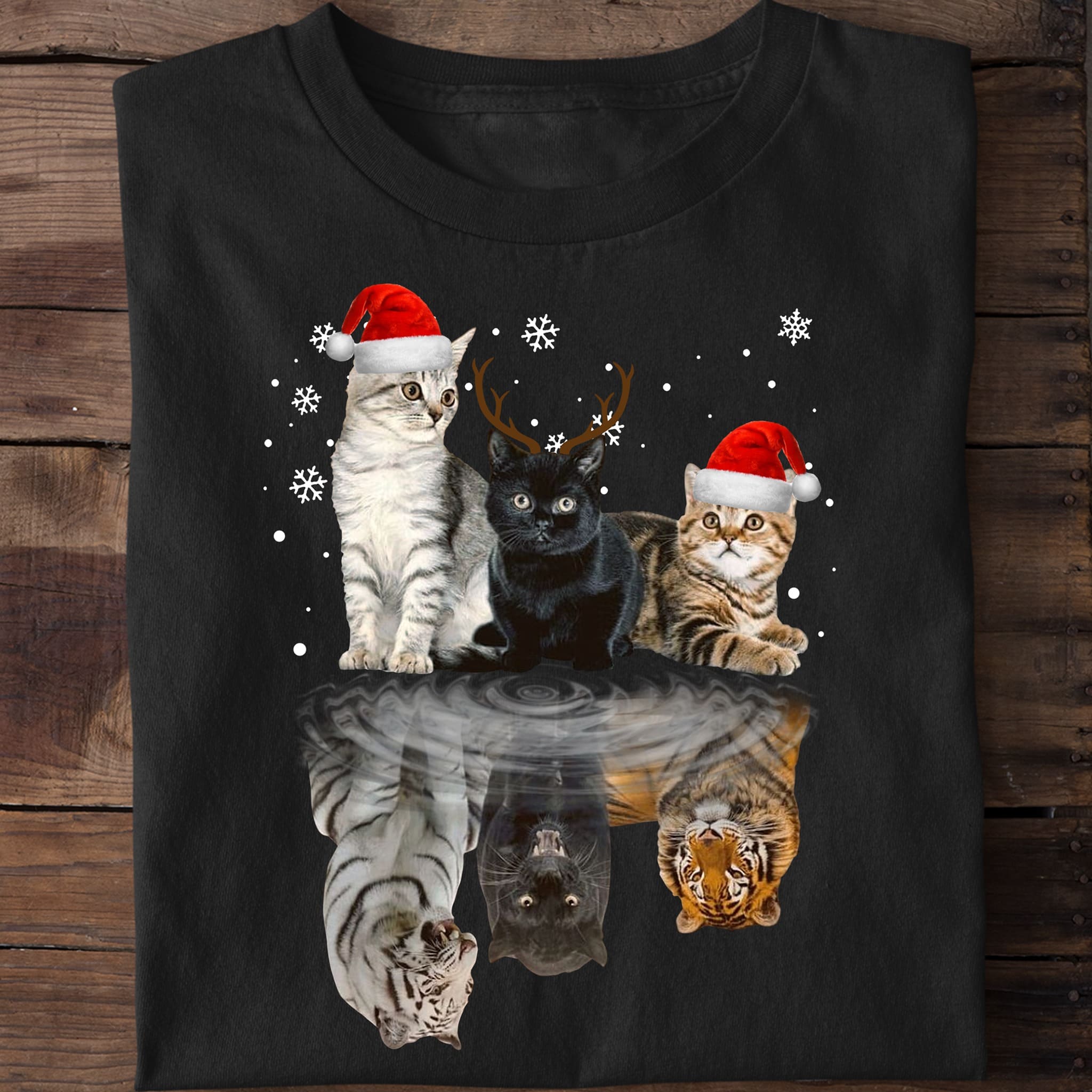 Tiger and cat - Cat reflection, gift for cat people