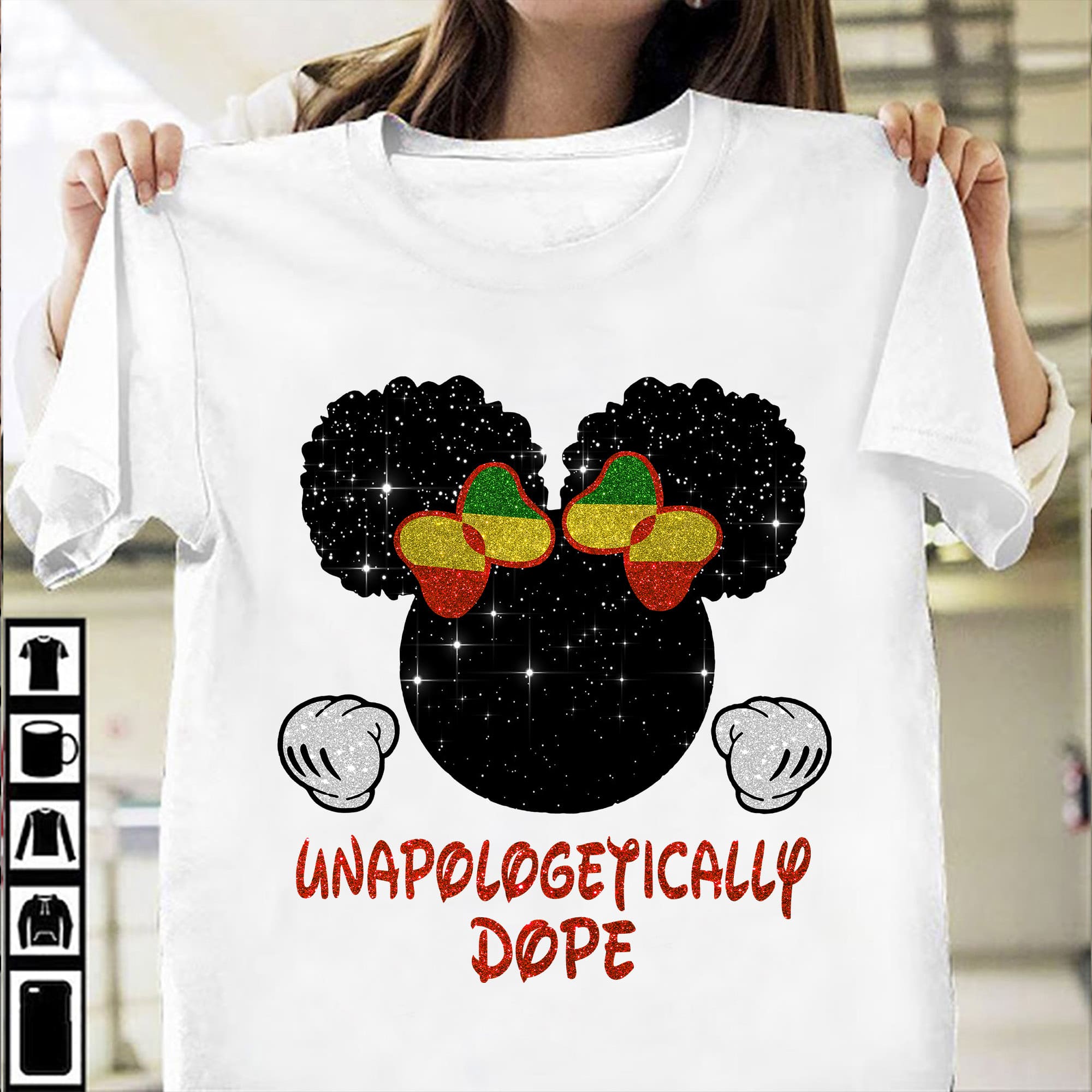 Unapologetically dope - Gift for black girl, Minnie mouse T-shirt