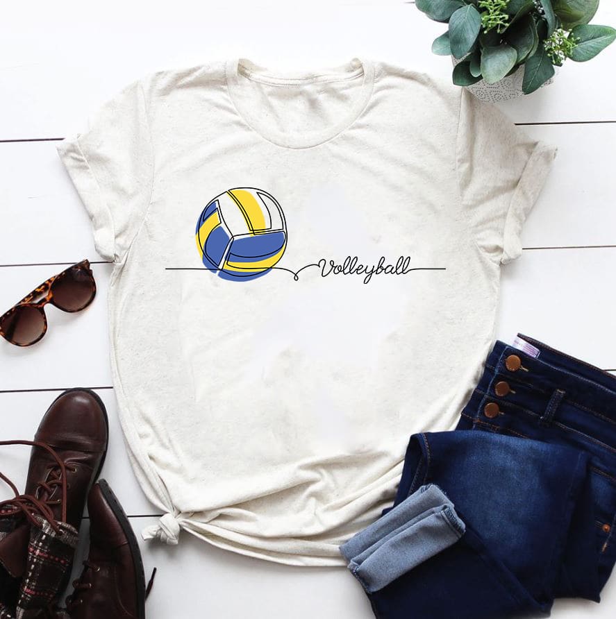 Volleyball graphic T-shirt - Gift for volleyball player, volley the sport