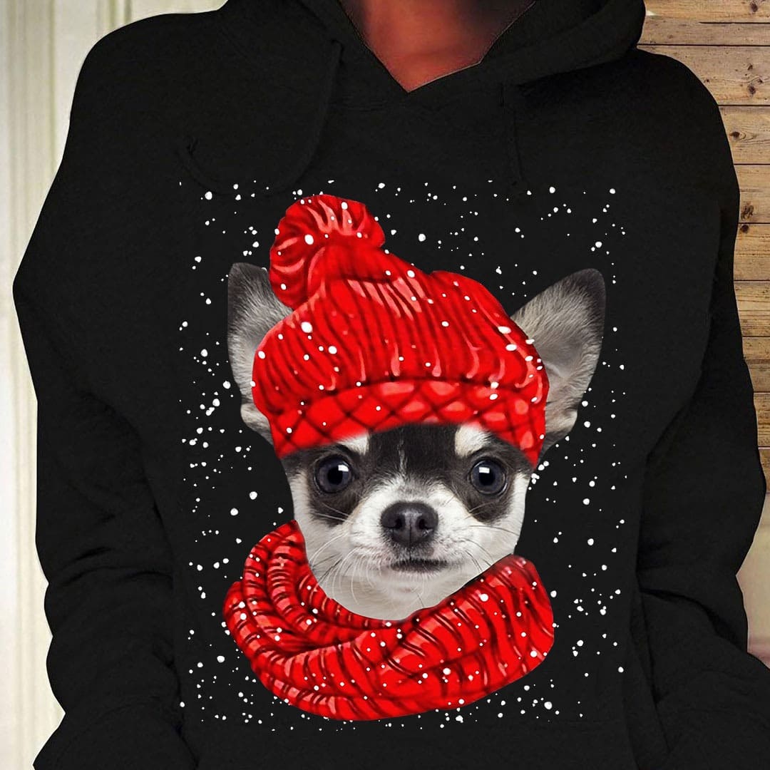 Warm Chihuahua dog - Christmas ugly sweater, Chihuahua for Christmas