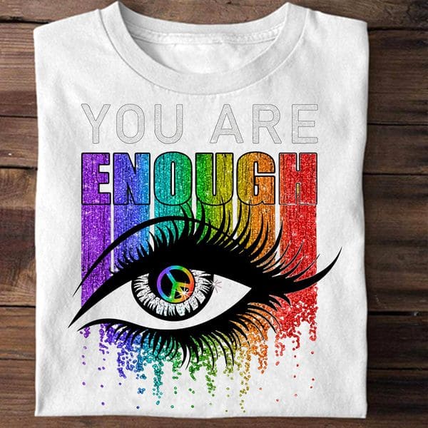 Eyes Hippie Peace - You are enough