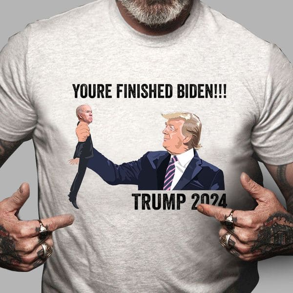 Donald Trump Joe Biden Meme - You're finished Biden!! Trump 2024