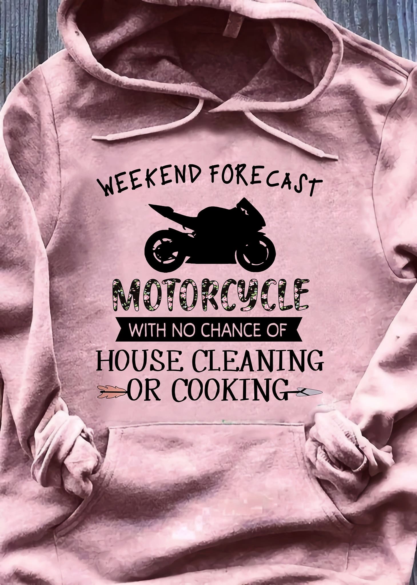 Motorcycle Woman - Weekend forecast softball with no chance of house cleaning or cooking