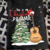 Guitar Santa Hat Christmas Tree Xmas Lights - This is my christmas pajama shirt
