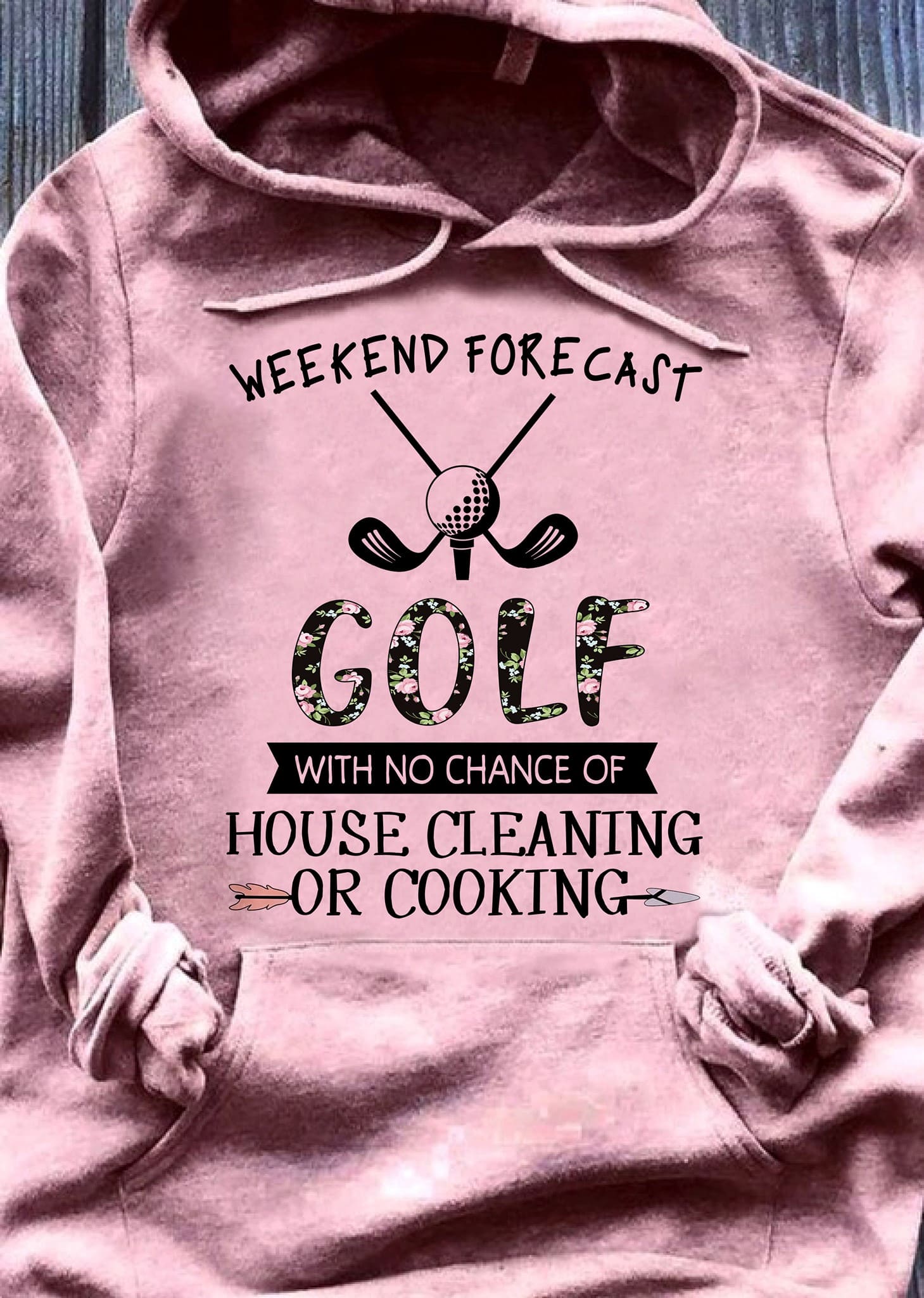 Golf Woman - Weekend forecast golf with no chance of house cleaning or cooking